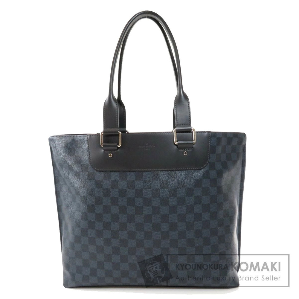 Louis Vuitton Cabas Voyage Tote Bag Damier Canvas Blue Gray